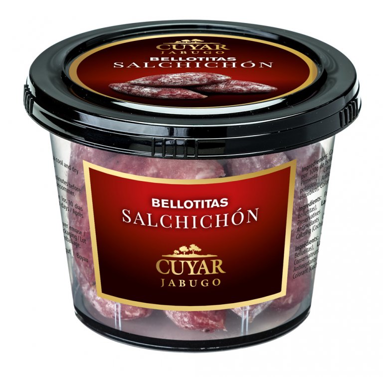 Bote bellotitas salchichón Cuyar