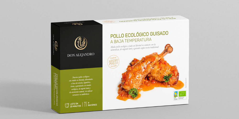 Diseño de Estuche de pollo guisado Don Alejandro