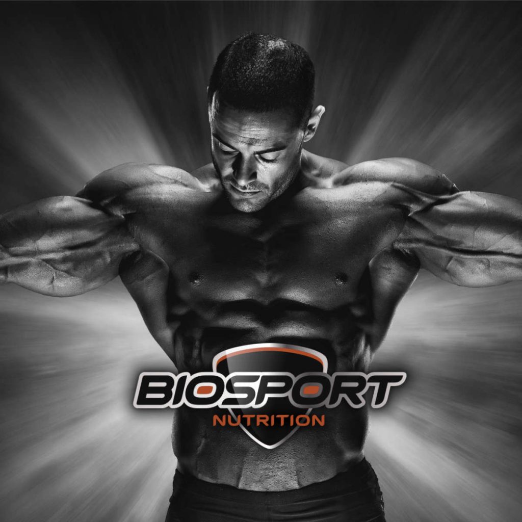 Imagen promocional Biosport Nutrition con eslogan I Got The Power