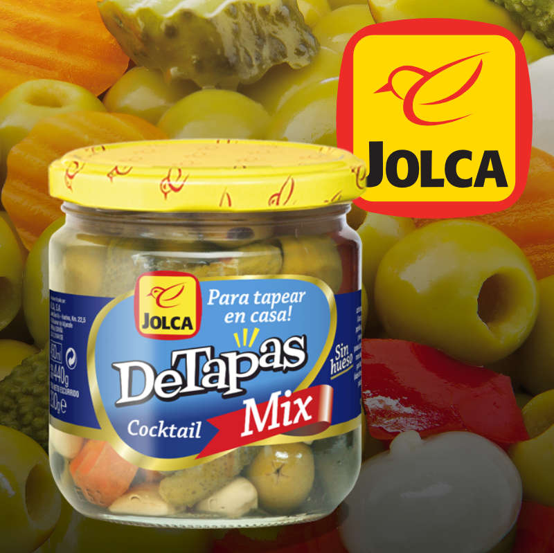 ata DeTapas Jolca Mix con diseño de envase y branding gastronómico