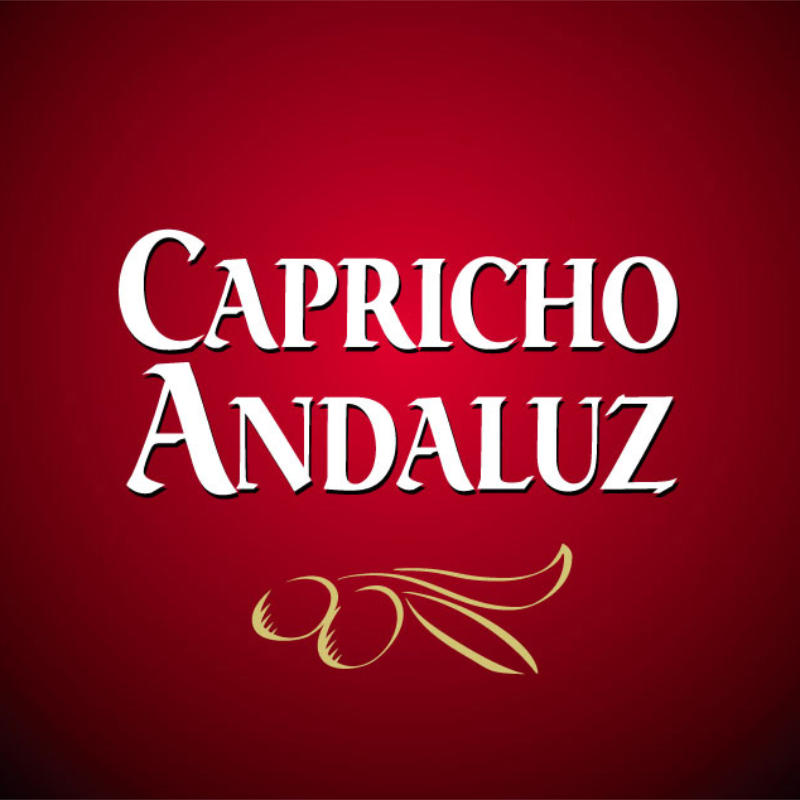 Identidad visual Capricho Andaluz aplicada en branding alimentario