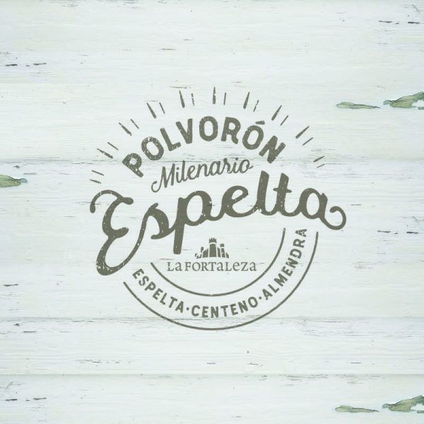 Polvorón Milenario de espelta presentado en envase tradicional