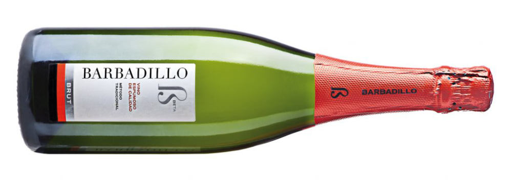 Botella tumbada diseño de Barbadillo Beta