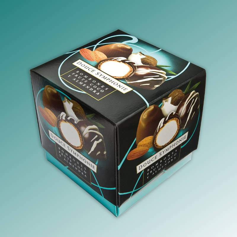 Imagen de caja de bombones Douce Symphonie de coco y almendra
