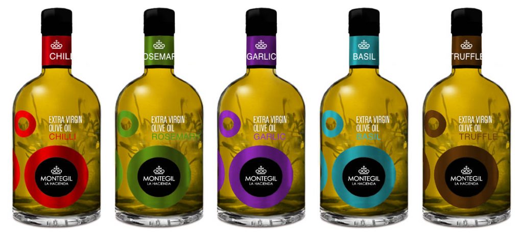 Diseño de Colección de aceites aromáticos MONTEGIL