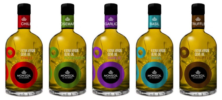 Diseño de Colección de aceites aromáticos MONTEGIL