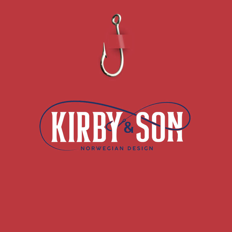 Diseño de branding Anzuelos Kirby & Son