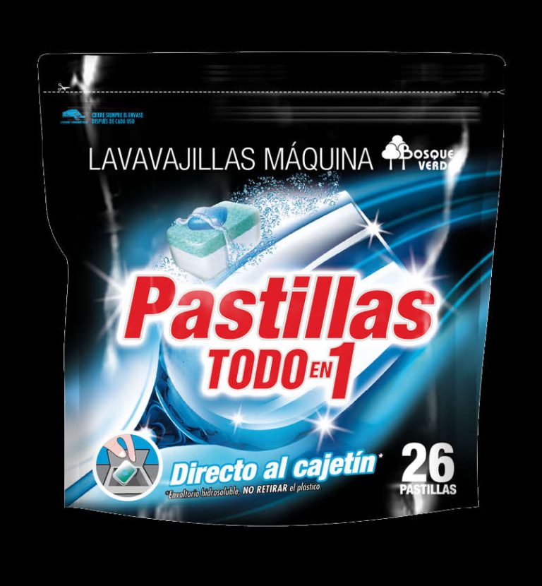 Diseño de Lavavajillas todo en 1 doypack Bosque Verde de Mercadona