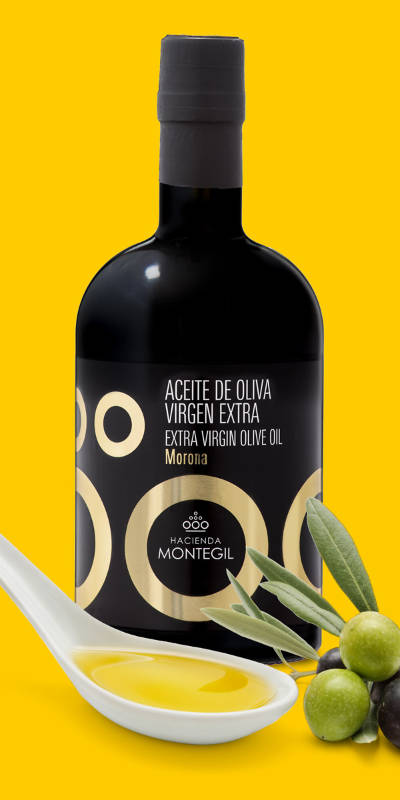 Diseño de aceite de Oliva virgen Extra premium MONTEGIL